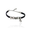 Pulsera Night Vibes Smiley Cristal Swarovski Black Diamond