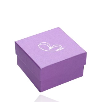 Estuche para Anillo de Plata de Ley Óvalo Glam