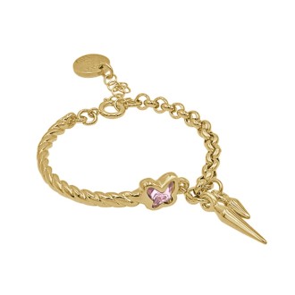 Pulsera Rebel Butterfly Baño Oro Swarovski Light Rose