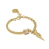 Pulsera Rebel Butterfly Baño Oro Swarovski Light Rose