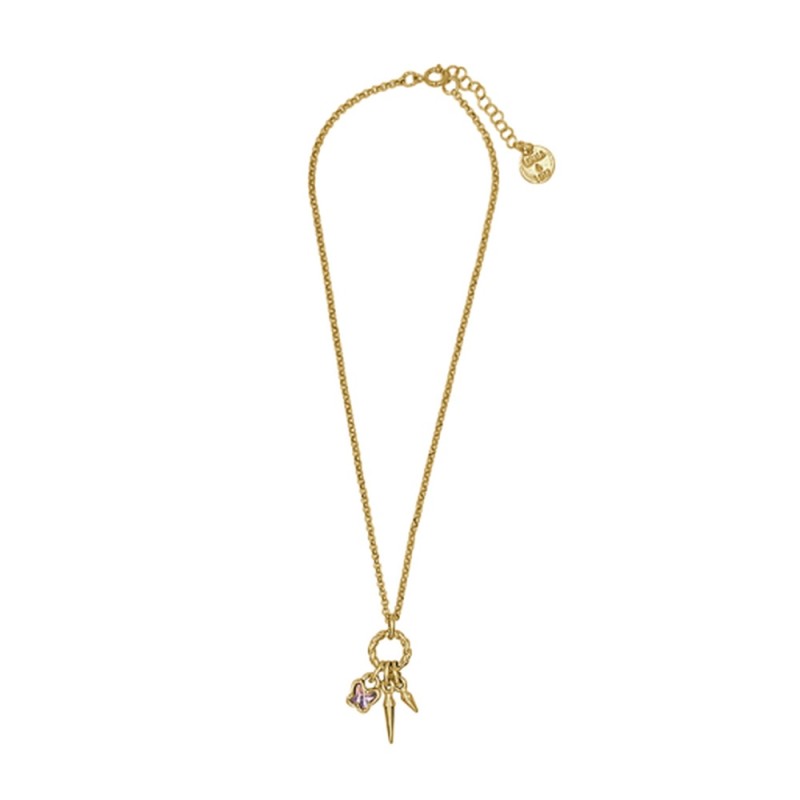 Collar Rebel Butterfly Baño Oro