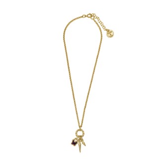 Collar Rebel Butterfly Baño Oro