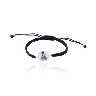 Pulsera Buda de Luz Plata de Ley